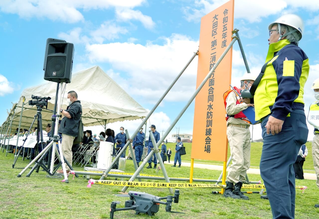 ドローンの災害時支援について